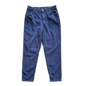 BDG Mom High-Rise Corduroy Pants‎ Blue Cotton Blend Casual Comfort Size 30
